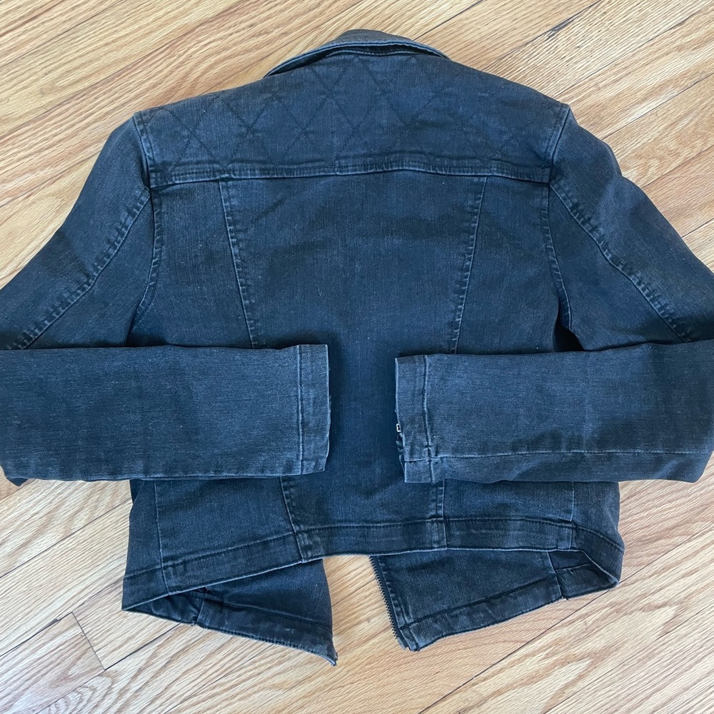 Urban Outfitters Black Denim Jacket - Picture 2 of 3